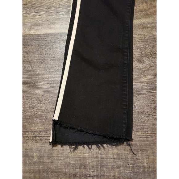 MOTHER Denim Insider Crop Step Fray Guilty Racer Sz 25 Celebrity Worn (a - Picture 7 of 9